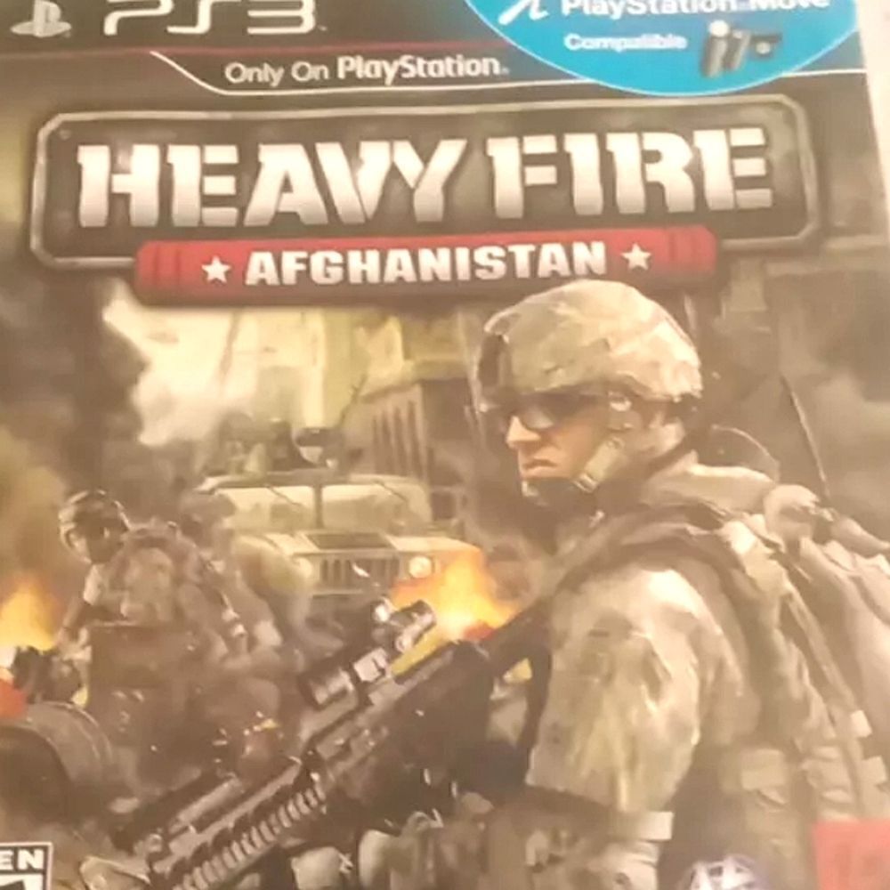 Heavy Fire: Afghanistan (Sony PS3, 2011) COMPLETE! GREAT CONDITION